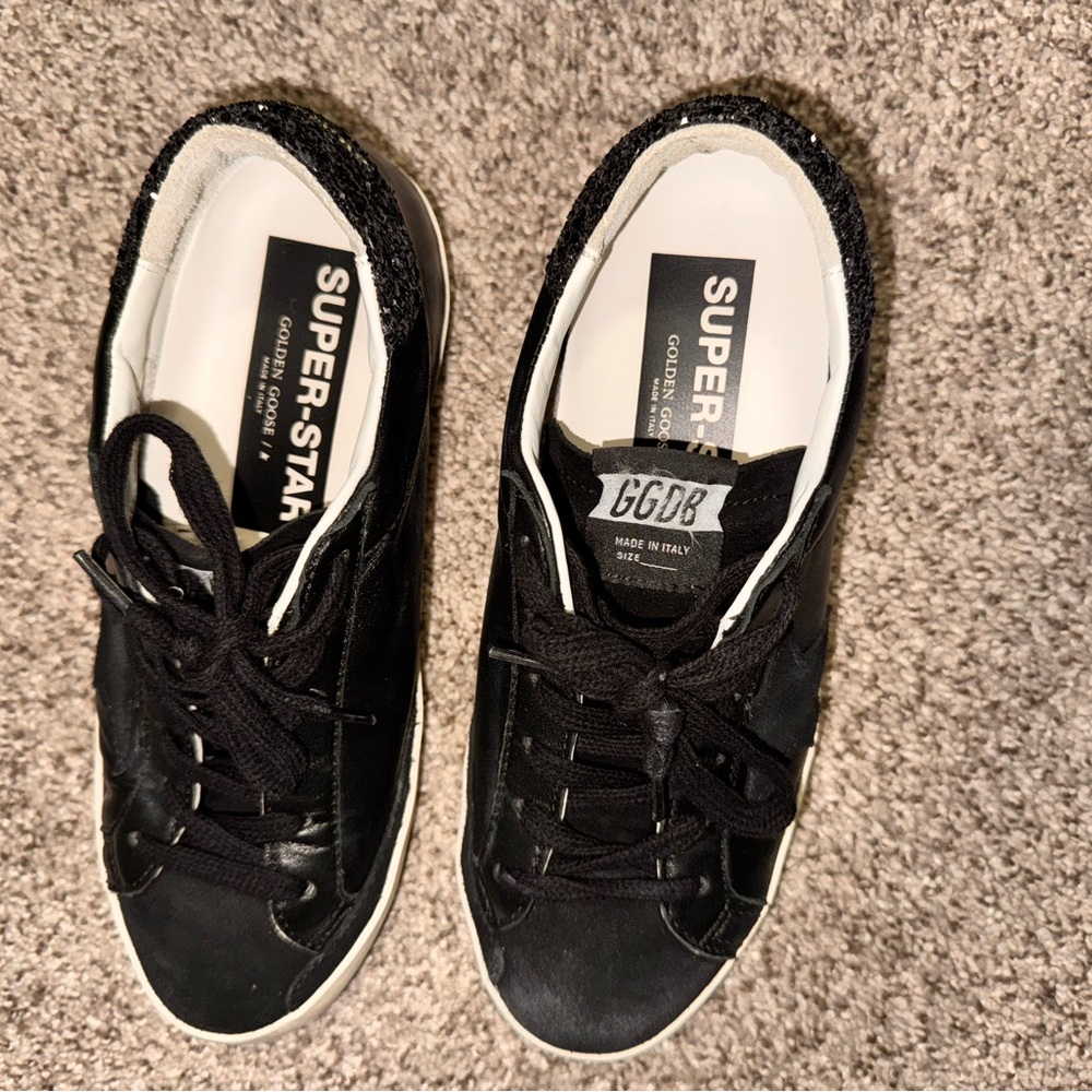 Golden Goose Black and White Men's Sneakers - Picture 4 of 7